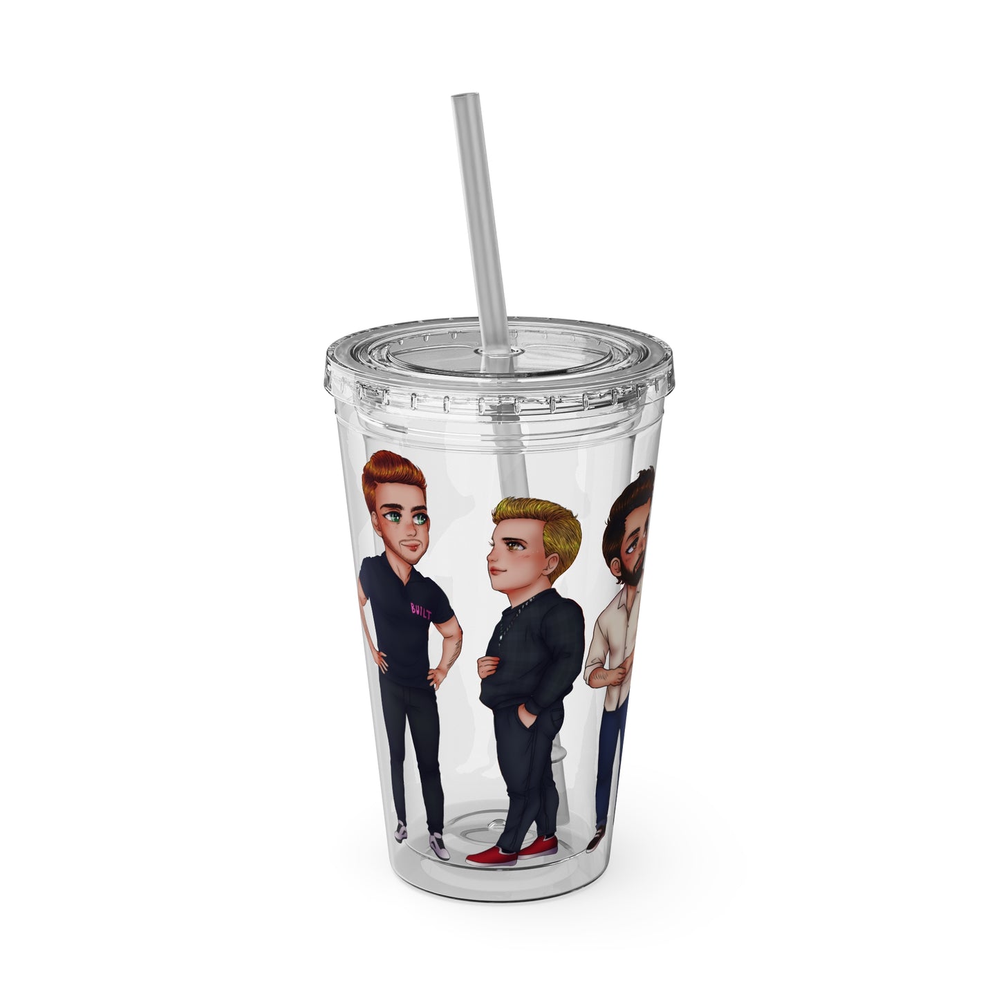 The Built For You Crew Tumbler with Straw, 16oz
